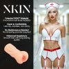 Carreer Girls - Naughty Nurse Tiffany Throatcheck - TPE Small Masturbator - 130g - Flesh